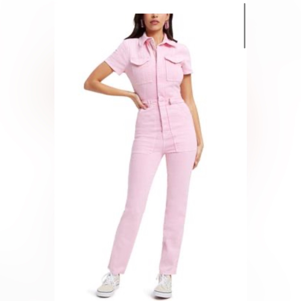Good American Pink Jumpsuit